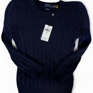 Polo by Ralph Lauren women’s  Dark Blue Crewneck cashmere Sweater